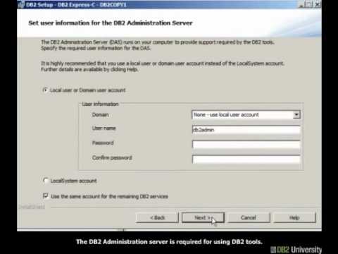 Chapter 2(3) - Installing DB2 Express - C on Windows