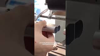 Semi automatic labeling machine LM-805 for special-shaped aluminum pipe