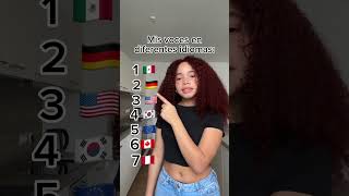 Asi suena mi voz en los diferentes idiomas que hablo 😱🫡