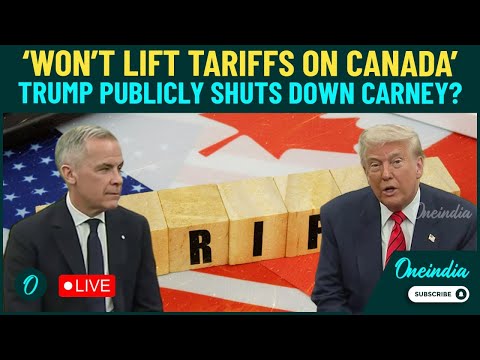 Trump Cold-Shoulders Carney in White House? Trump Snubs Carney, Says Tariffs on Canada Are Permanent