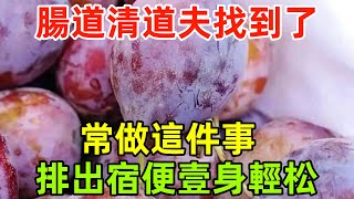 腸道“清道夫”找到了！常做這件事，排出宿便，壹身輕松！
