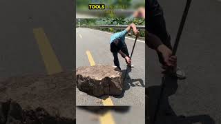 One Man's Fight Against a Roadblock 💪🚧#shorts #short