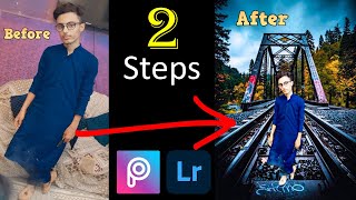 Photo Editing Picsart and Lightroom Very Easy Steps  || Saifudin Tech Pk