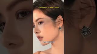 【饰界玩家】#饰品 #首饰 气质耳饰小众独特耳环银耳钉女新款轻奢耳坠