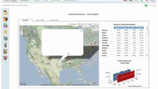 Cognos Dashboards - Dashboard Framework 2.5: Google Maps Demo