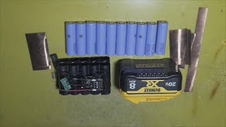 DEWALT得伟20V8A高动力电池DIY组装教程 全网性价比超高 超划算的组装方案分享