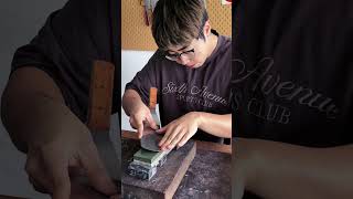ProEdge… then the Rui Whetstone!#fyp #knife #knifesharpening #ray #knifesharpener #rui #knives
