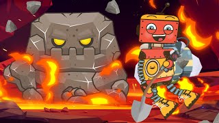⚒️ Rusty Digs to the Earth’s Core 2! 🚀 Lava Adventure for Kids | Brain Break 🌋