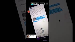 Dark Web 🕸️🕷️ 👹#darkweb #tor #onion