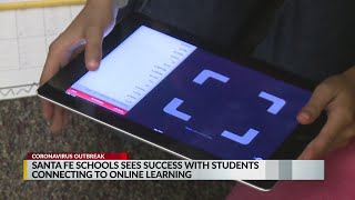 Santa Fe schools see success with students connecting to online learning