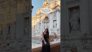 2 day itinerary in Rome 🇮🇹✨#rome #romeitaly #travelguide