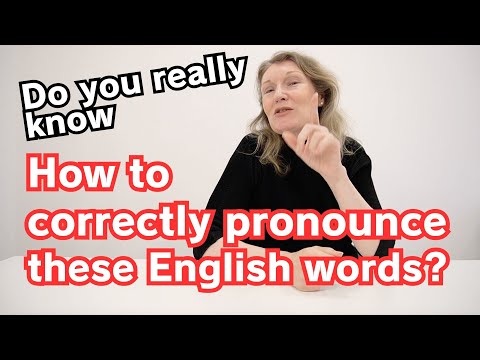 🇬🇧 Perfect your English: Ten Tricky Words you may be Mispronouncing in English! 🇬🇧