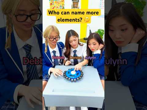 Who can name more elements? 🤔