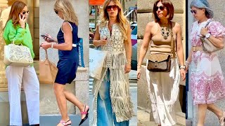JULY 2025 🔥+35°C (95°F) ITALIAN SUMMER FASHION INSPIRATION  🇮🇹 MILAN SUMMER STREET STYLE #voguekorea