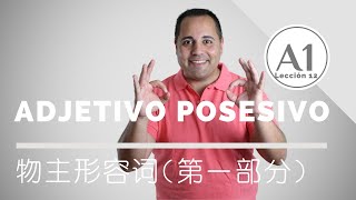 A1 第十二课  - 物主形容词 Adjetivo posesivo (第一部分) #學習西班牙語  #学习西班牙语
