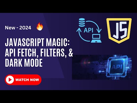 Build a Dynamic Website: JavaScript, Fetch API, & User Experience