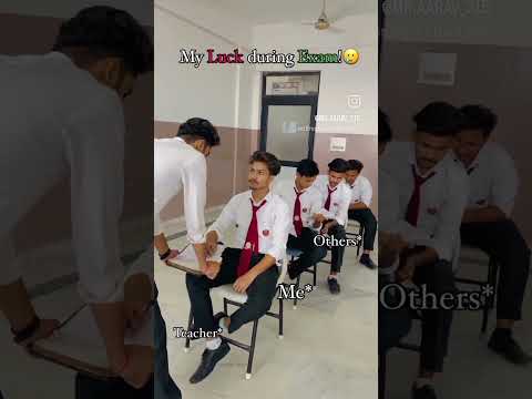 My luck during exam 😭🥲😅 #memes #viralshort #trending #exam #luck