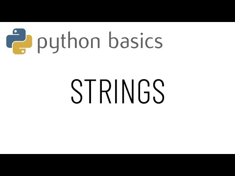 Python basics - Strings