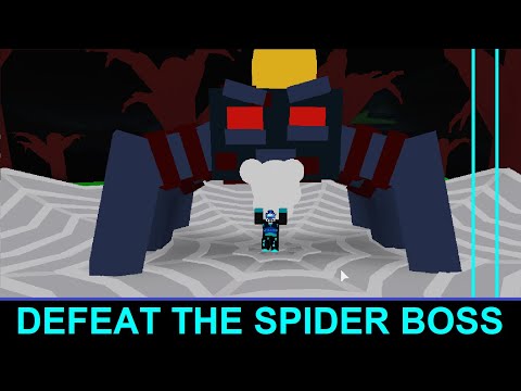 DEFEAT THE NEW SPIDER BOSS | Build a Boat For Treasure | Roblox
