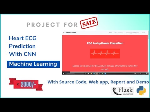 Project For Sale: Heart ECG Classification using Deep Learning. #Machinelearning #project