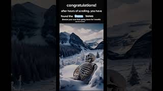 Frozen bones #snowman#ice#memes#aura#plzsubscribe
