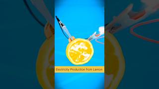 How Lemon Produce Electricity #shorts #shortvideo