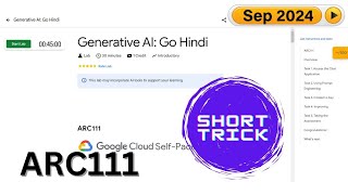 Generative AI: Go Hindi | #ARC111 | #qwiklabs