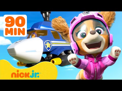 PAW Patrol Air Rescue Adventures! #2 🚁  90 Minutes | Nick Jr.