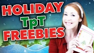 Holiday TpT Classroom Teaching Freebies Compilation