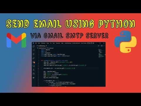 AUTOMATE EMAIL SENDING with 50 lines of code using Python