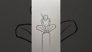 How to draw Itachi Uchiha Pose ⭐️Tutorial⭐️ #itachi #naruto #pose #tutorial #howtodraw #art #shorts