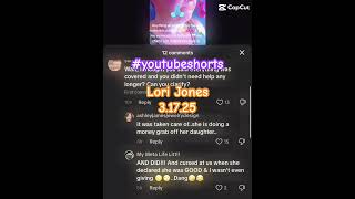 Lori Jones 3.17.25 #youtubeshorts #begtok #scammerrevealed
