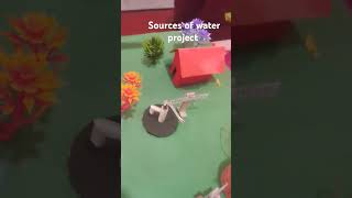 sources of water project #scienceexhibitionprojectclass #aquarium #science #shortvideo #viralvideo