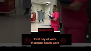 first day working for new nurse in mental health ward#funny #shorts