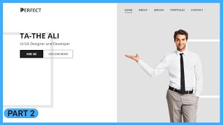 Full One Page Personal Portfolio Website With HTML and CSS Step By Step