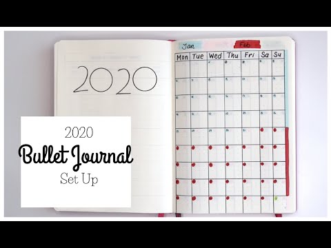 2020 Bullet Journal Set Up [Hobonichi Inspired]
