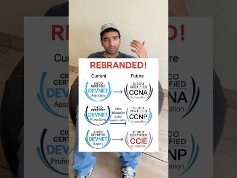 A new era for Cisco certifications #networkengineer #learning #cisco #cybersecurity #hacker #viral