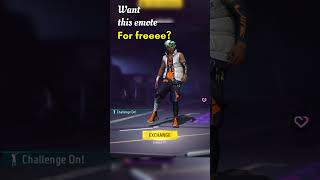 How to get a free emote in free fire max 2024
