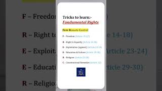 fundamental rights-#upsc2026 #ias #ips #exam #rank #rights #constitution #polity #tricks #government