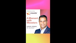 A Moment with Movators | Syriac Joswin, SVP, Head - Sales, Movate | #shorts #corporatevideo