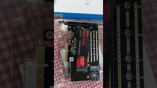 NVMe M.2 SSD via PCIe is up to 4x faster that regular SSD SATA onboard