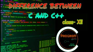 difference between c language and c++ language in hindi tutorials learn with program gure