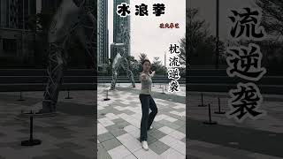 水浪拳在香港启德体育园——婉舟演示水浪拳之枕流逆袭 #kungfu #martialarts #中华传统文化 #健身 #运动  #户外