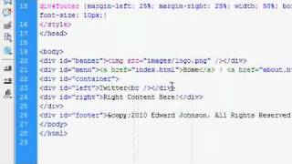 YouTube   HTML Pro Series Tutorial   #2 Formatting Links  Footers and Embedding YouTube Videos www MyTutorialBook com0023