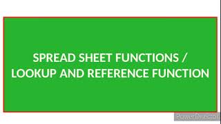 Lookup Vector form