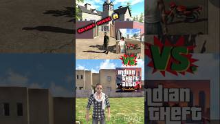 Indian Bike driving 3D vs Indian theft auto #shorts