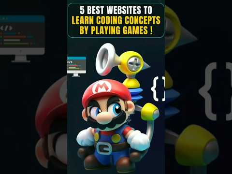5 Websites to Learn Coding through Fun Games | Inspire Tech Development #shorts