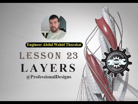LESSON 23: AUTOCAD 2018 LAYERS in Pashto Language #autocad2018 #pashto #layers #properties
