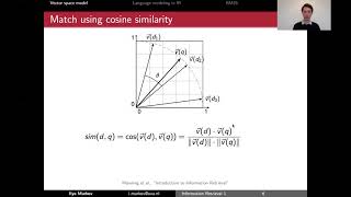 4.2 Vector space model (UvA - Information Retrieval - 2021)