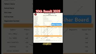 Bihar board 10th result 2025 | Class 10th result 2025 | Bihar board matric result 2025
